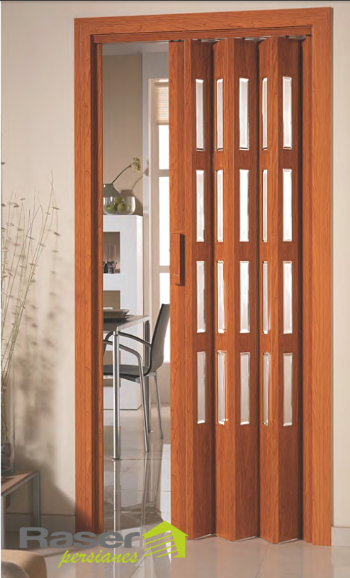 Puertas plegables PVC - Maderas Casas